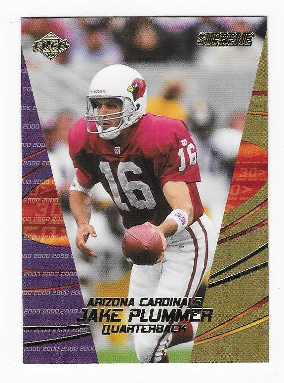 2000 Collector's Edge Supreme Jake Plummer Arizona Cardinals Football Card #4