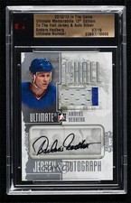 2012 ITG Ultimate Memorabilia 12th Edition Silver 7/19 Anders Hedberg Auto 4f5