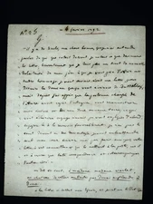 Merlin DE DOUAI - TREILHARD - CAMUS - GOSSUIN - Signed Handwritten Parchment ...