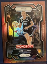 Kate Martin 2024 Prizm WNBA Monopoly Bronze Prizm RC #40 Las Vegas Aces 112/249