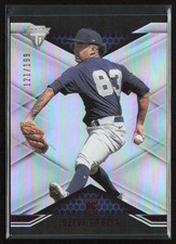 2021 Panini Chronicles Titanium Red #/199 Deivi Garcia #6 Rookie Yankees