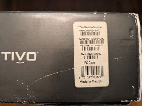 Tivo Bolt 4K DVR TCD849500 OTA or CABLE New 500GB hard drive - Picture 9 of 12