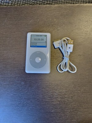 Apple iPod classic 4th Generation White (40 GB)Model: A1059 | eBay