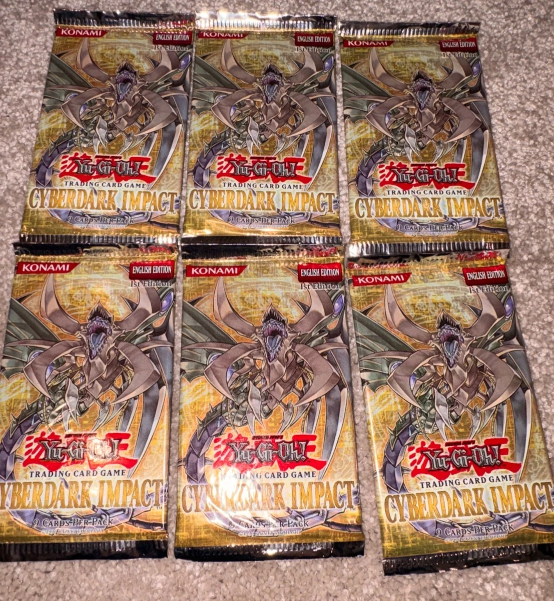 Yu-Gi-Oh! TCG Cyberdark Impact Sealed Collectible Card Game Packs