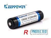 Keeppower R 18650 3120Mah 3,6V - 3,7V Li-Ionen Akku GeschüTzt (Pluspol ErhöHt) 1