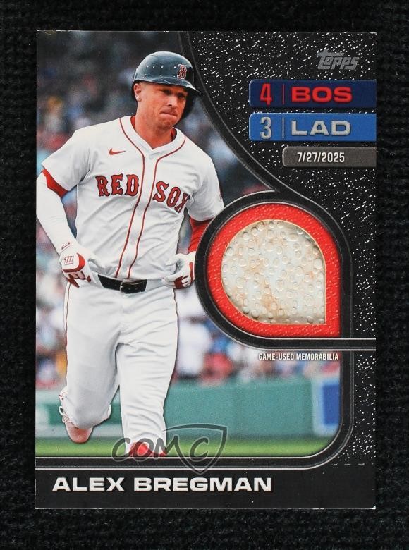 2026 Topps Series 2 Rounding the Bases Relics Black 4/10 Alex Bregman 0b5c