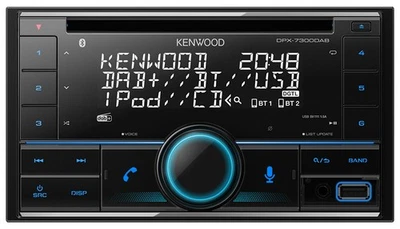 Kenwood DPX-7300DAB Doppel-DIN CD/MP3-Autoradio DAB Bluetooth USB iPod AUX-IN - Bild 1 von 3