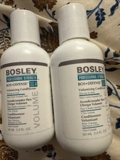 Lot of 2 Bosley Bos Revive Nourishing Conditioner 2oz Travel