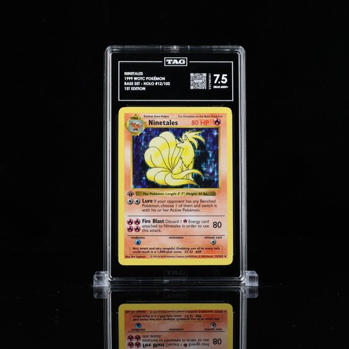Ninetales (1st Edition) graded TAG 7.5 for sale on eBay