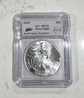 2000 American Silver Eagle MS70 ICG