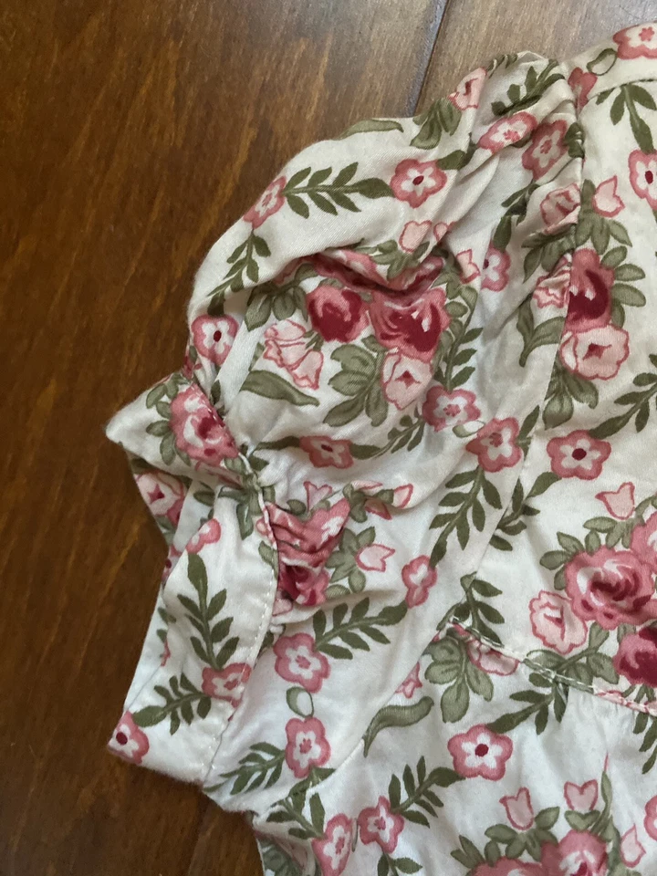 LN JANIE and JACK Niñas Fiesta de Vacaciones 2 piezas Rosa Top Camisa Melocotón Tul Falda 5 6 7 Foto 4 de 4