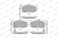 Jurid 572526J Bremsbelagsatz, Scheibenbremse FüR Hyundai, Kia