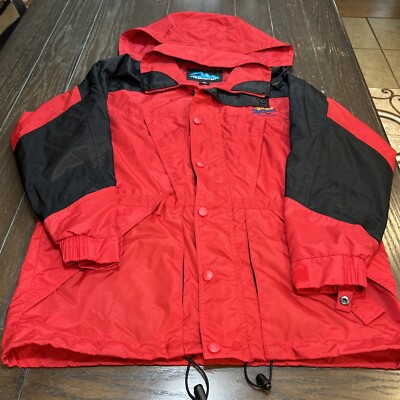 TN MOUNTAIN Jacket Jim Stafford Red Nylon Mens Extra Small