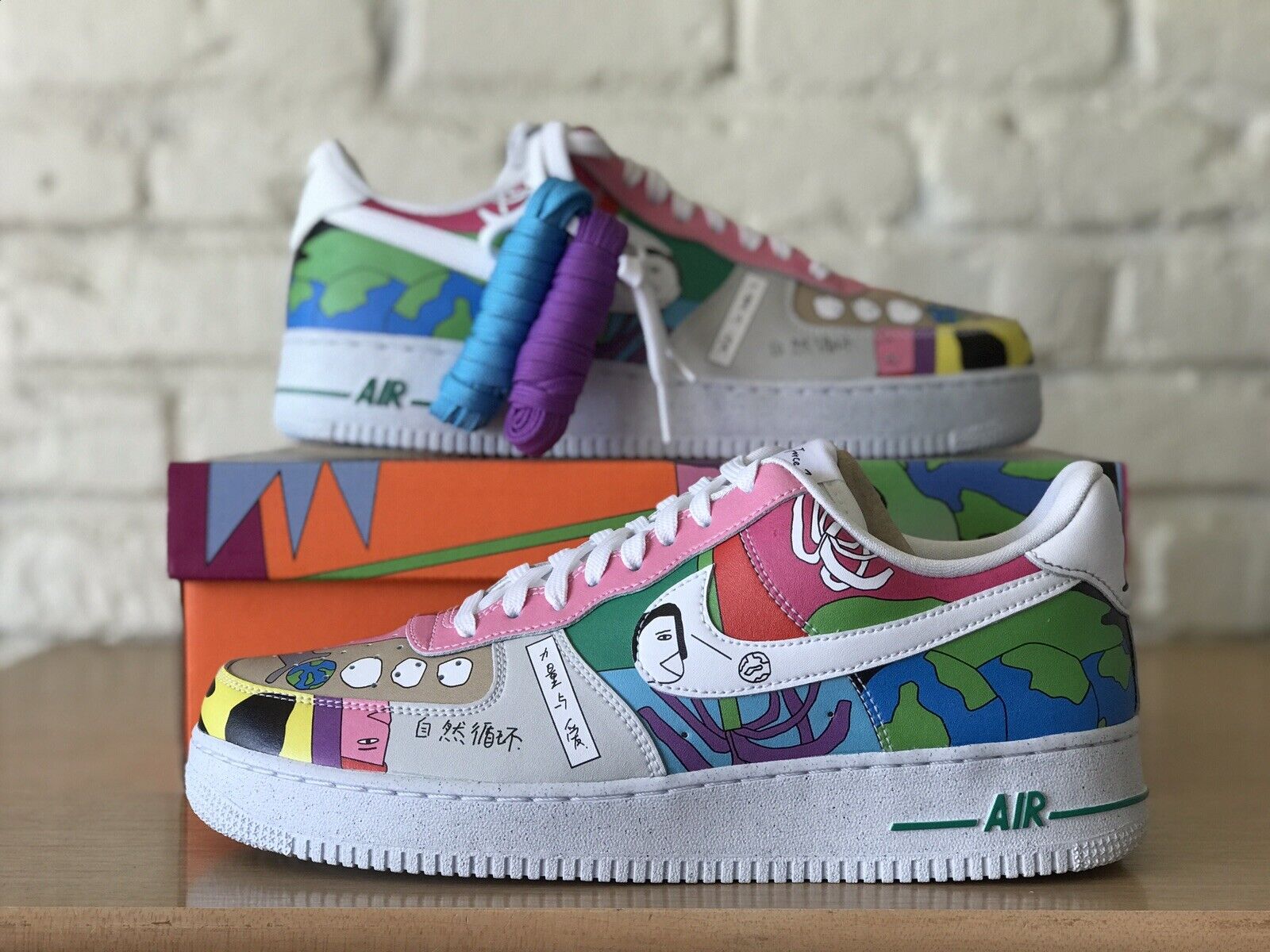 ruohan wang x nike air force 1 low