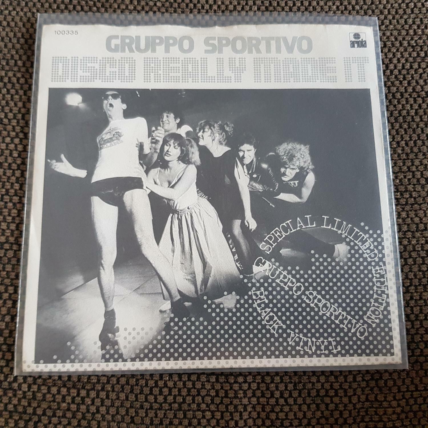 7"" Single Vinyl Gruppo Sportivo - Disco really made it