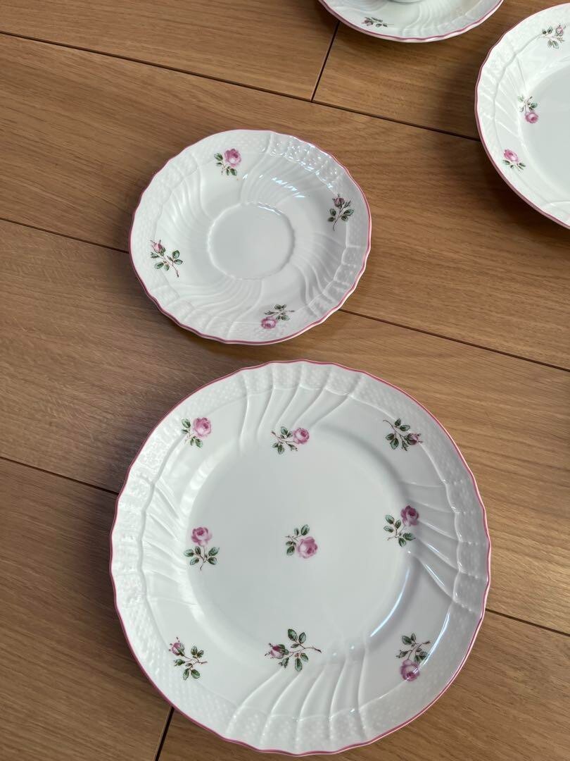Richard Ginori Roselline Cup Saucer Plate Trio Pair Set | eBay