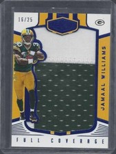 JAMAAL WILLIAMS 2017 PLATES & PATCHES FULL COVERAGE JUMBO PATCH RC #D 16/25