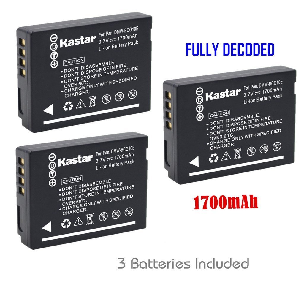 Batterie Pour Panasonic Lumix DMC-ZS60K / ZS50K - 1050mAh 3,7V Li-ion, Neuve, Marque Extensilo