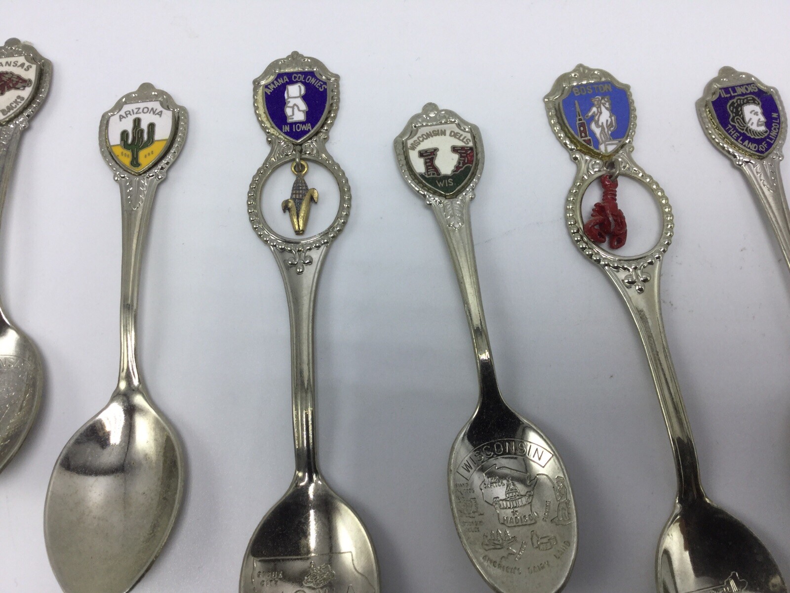 vintage mini spoon ❀ スプーン 若葉色 | hei-tn.com