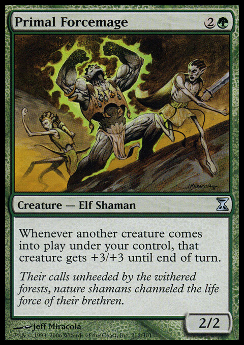 Magic the Gathering MTG Primal Forcemage (212) Time Spiral   LP