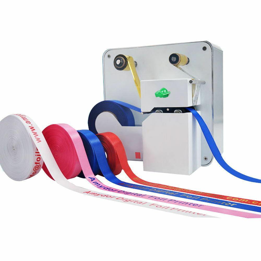 Desktop Digital Ribbon Printer Hot Foil Printing Machine Stamping 32mm