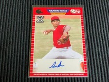 2021 LEAF PRO SET ALEJANDRO HIDALGO *ROOKIE XRC RED AUTO*  ANGELS