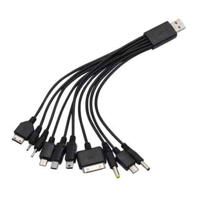 10-in-1 USB Ladegerät Kabel   Multi-Ladekabel für Android, Samsung, Huawei