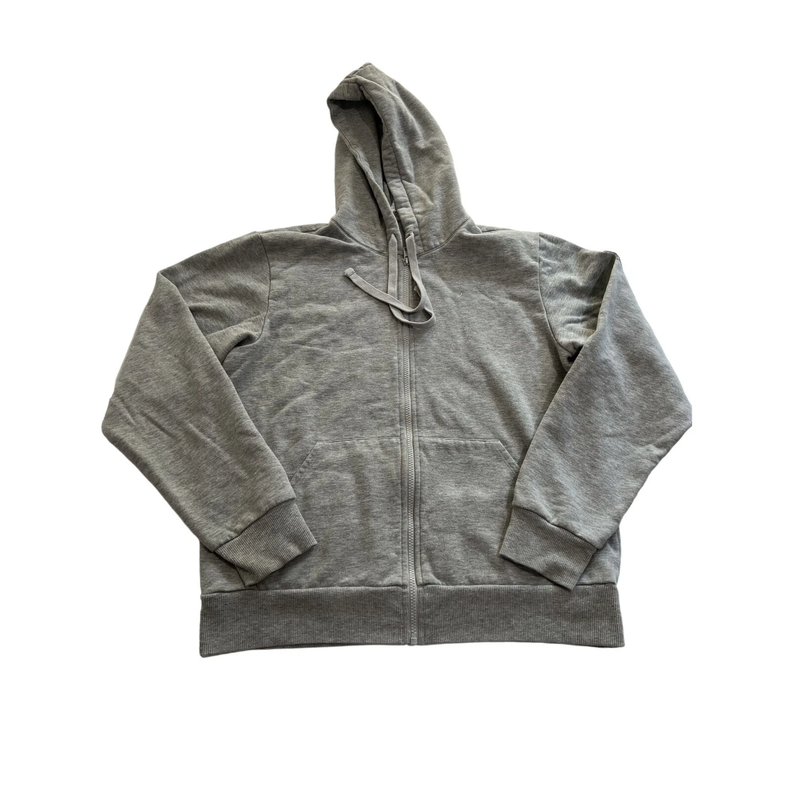 alo-yoga renown full zip athletic heather hoodie