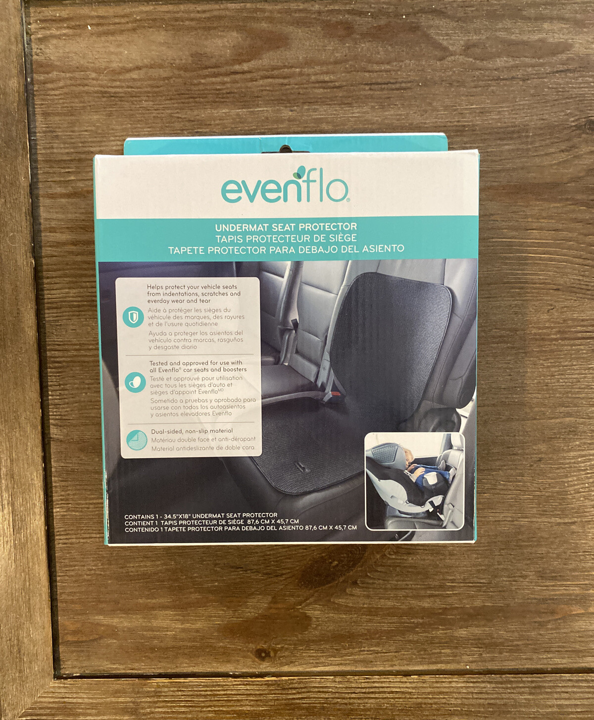 evenflo undermat seat protector
