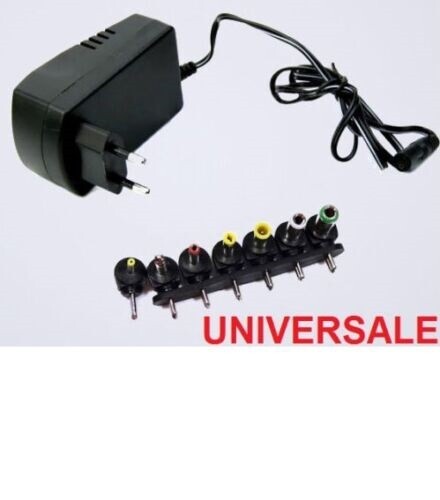 Alimentatore universale 2.5A.Caricabatterie 30W 3V,4.5V,6V,7.5V,9V,12V. 220V - Foto 2 di 2