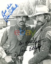 TOM SELLECK & SAM ELLIOTT Autographed 8x10 Signed Photo reprint