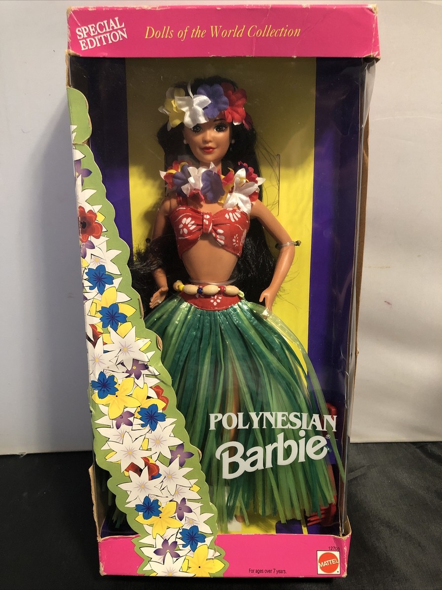 Polynesian Barbie ポリネシアンバービー VTG 1990's Mattel Dolls of the World Polynesian Barbie