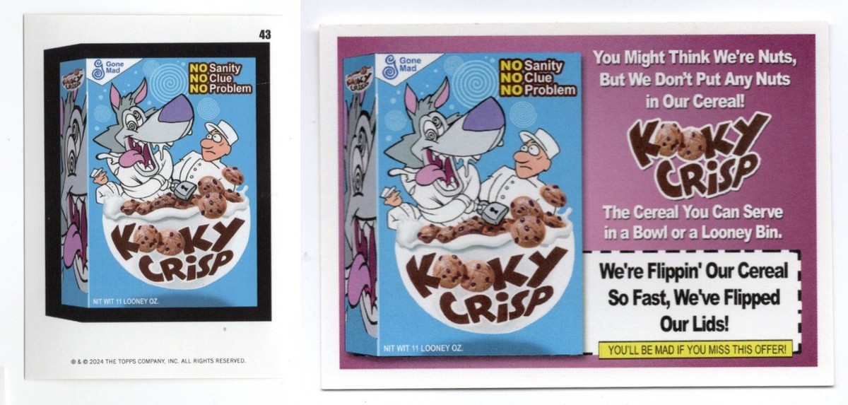 2024 TOPPS WACKY PACKAGES KOOKY CRISP COUPON BACK CARD 43 | eBay