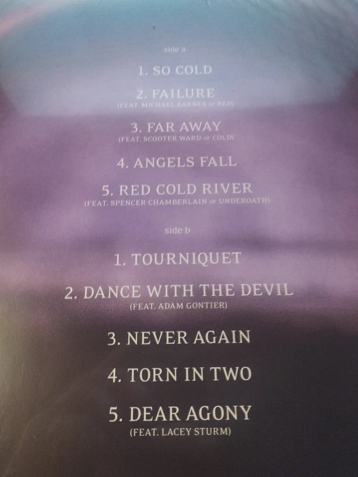 Breaking Benjamin Aurora 2020 Netherlands Press - LP vinyl 12 " New 2T - Image 4 of 4