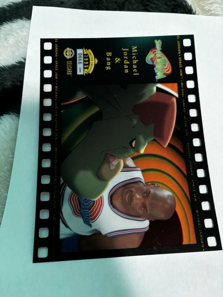 1996 cubierta superior Space Jam Michael Jordan Cell Celcard conjunto completo limitado  Foto 4 de 4