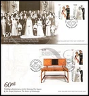 NEW ZEALAND 2007 ROYAL DIAMOND ANNIVERSARY FDC SET (VF)