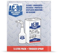 AC-90 Multi-Purpose Lubricant 5ltr Pack + Trigger Spray, Corrosion Protection