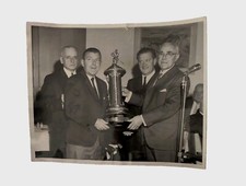 1966 GUMP WORSLEY TYPE 1 PHOTO JOE CATTARINICH TROPHY JOE MALONE PRESENTS GOALIE