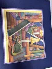 1993 Randal Spangler Draglings “The Adventure Shelf” Signed / COA 247/700