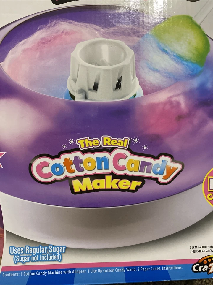 Kit para hacer caramelos de algodón Cra-Z-Art Deluxe con juguete de varita ligera Foto 3 de 4