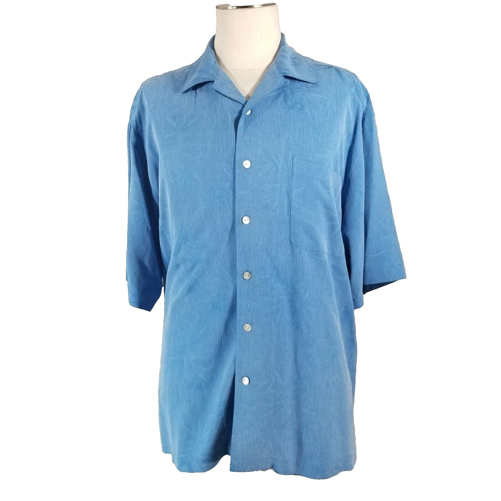 Ben Hogan Size L Short Sleeve Regular Size Casual Button-Down Shirts for Men