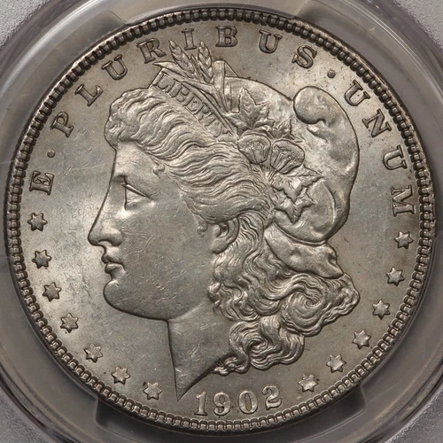 1902 Morgan Dollar PCGS AU-58 - Nice Clean Cheek!