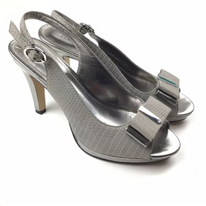 anne klein shoes silver