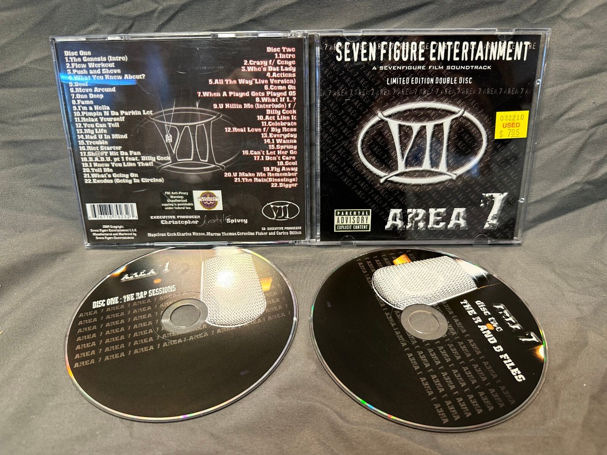 洋楽 G-RAP G-FUNK BIG 7 Seven Figure Entertainment Area 7 2 CD TX rap hip hop Christyle