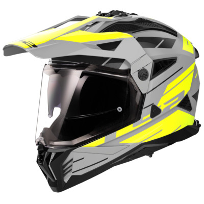 LS2 MX702 PIONEER II ECE22.06 DUAL VISOR ADVENTURE OFF ROAD MX MOTORCYCLE HELMET