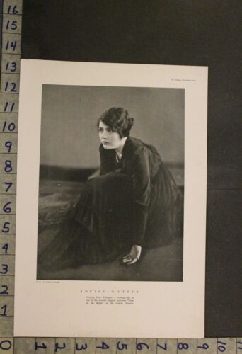 1916 LOUISE RUTTER SCHAUSPIELERIN THEATER BÜHNE FILM STAR FILM FOTOEINSATZ 24336 - Bild 1 von 1