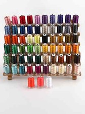 63 Colors Set Polyester Embroidery Thread 500M 550Y Each Spool Home Machine