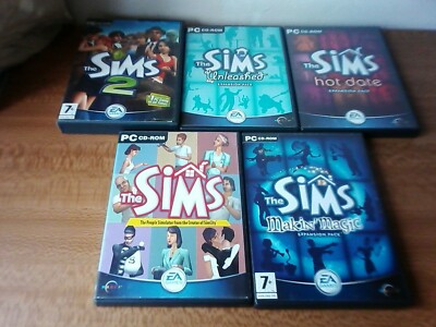 Die Sims Konvolut Makin Magic Expansion Pack, Unleashed, Hot Date, 2