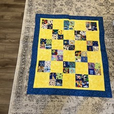 Baby/Child Quilt 38x44 inches patchwork hand made