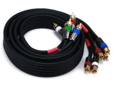 Monoprice (2773) 6ft 18AWG CL2 Premium 5-RCA Component Video/Audio Coaxial Cable